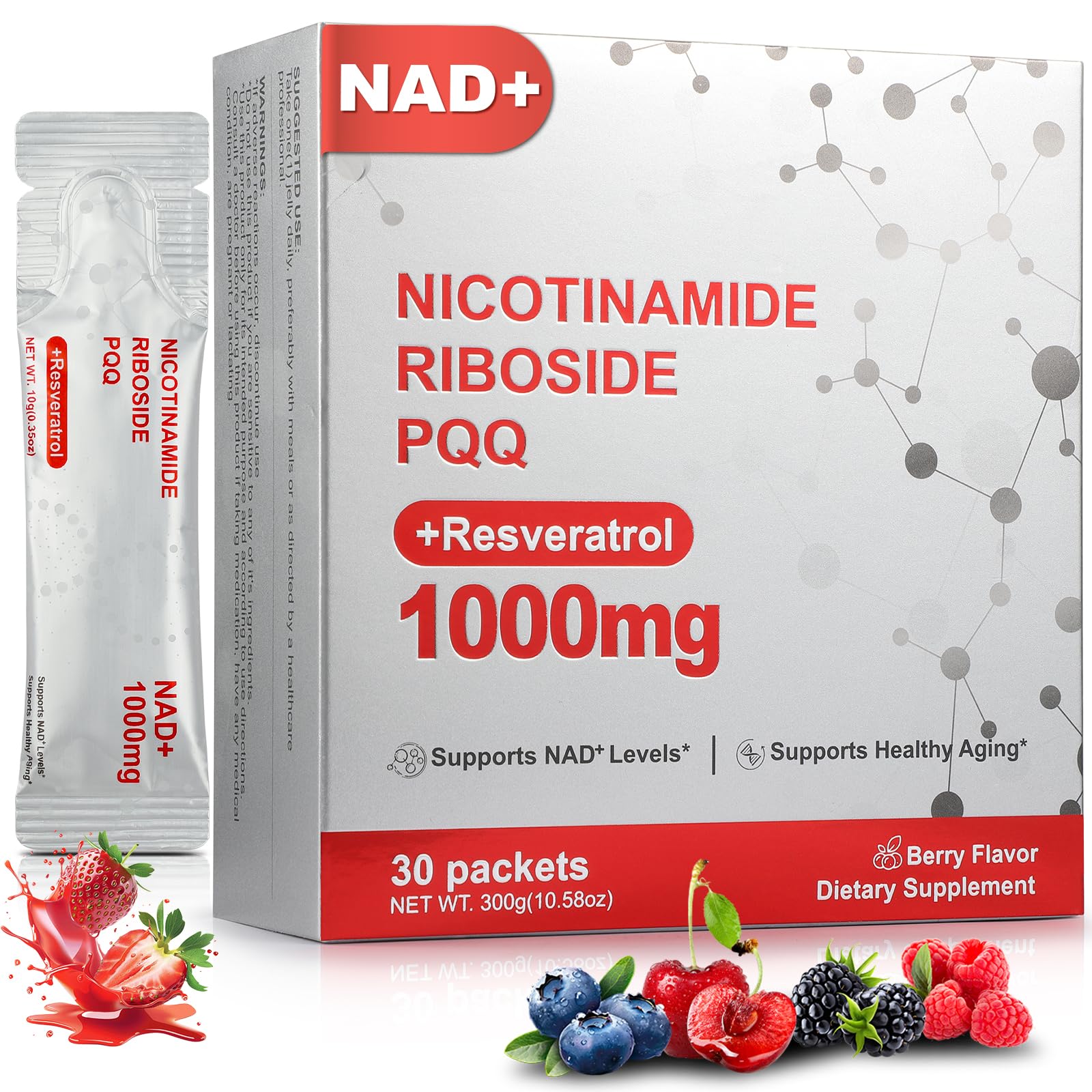 Amazon.com: Zooone NAD+ Liquid Supplement 1000mg, Nicotinamide